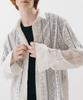 TRIP LE SENS Patterned Crochet Overshirt_White