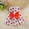 Pet Dog Dress with Printed Knot, Cute Chihuahua Princess Skirts, Pet Dress for Small and Medium Dogs, Dog Wedding Dresses, York Clothes