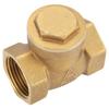 Golden Brass One Way Female Thread Swing Check Valve  Brass Check Valve Parts (DN15)