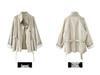 Luxi Women's 2024 Autumn Slimming Trench Coat with Stand Collar & Drawstring