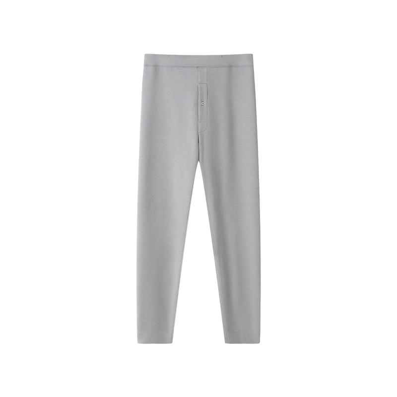 

Yiershuang Men s Fleece-Lined High-Waist Thermal Underwear Pants XL
