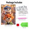 Disney Pearl Painting Handmade Judy Hopps And Nick Wilde Pearl Kit Home Decoration Painting