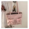 Bow Large Capacity Shoulder Bag Women's New Fashion Tote Bag Underarm Bag