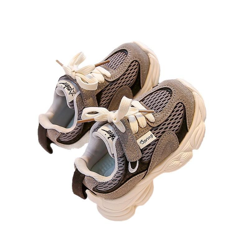 2025 new children's sports shoes boys autumn boys spring and autumn mesh breathable shoes girls dad shoes
