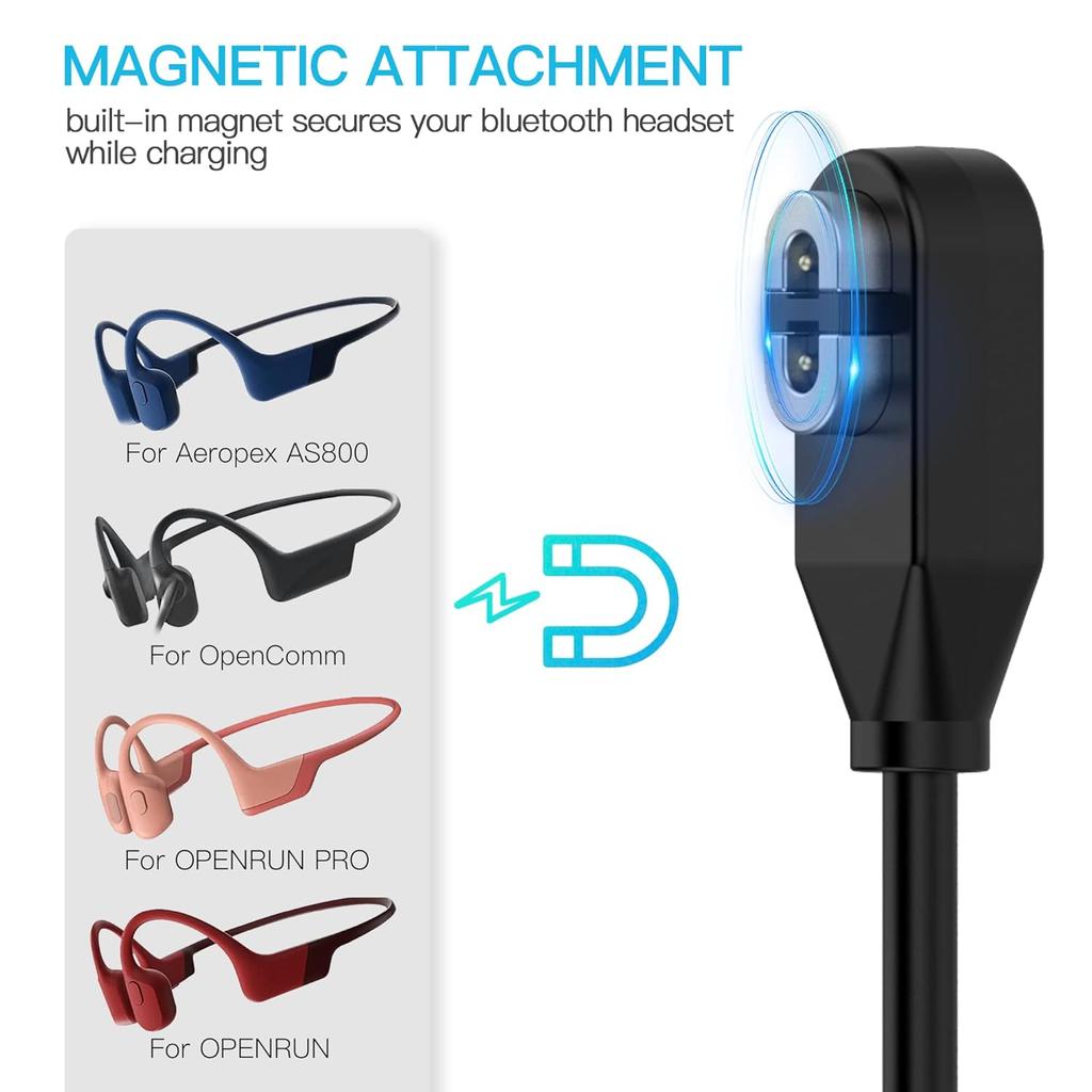 Neuestes Typ-C-zu-Shokz-N52-Magnetisches Schnelllade-Datenkabel Ladekabel-Draht für OpenRun-Kopfhörer