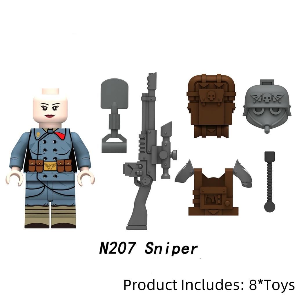 Military Game Characters Minifigures Death Corps Toy Gift