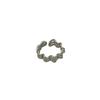 Korean Minimalist Three-Layer Wave Pattern Ring - Modern Jewelry for Women