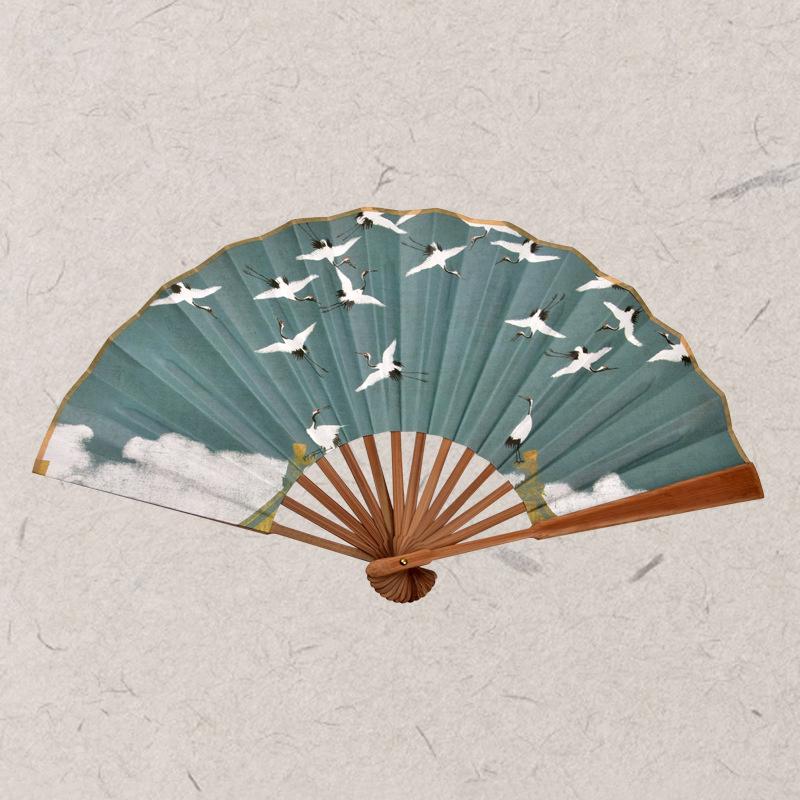 Chinese Style Ladies Portable Small Fan Gift Folding Fan Dance Hanfu Folding Fan