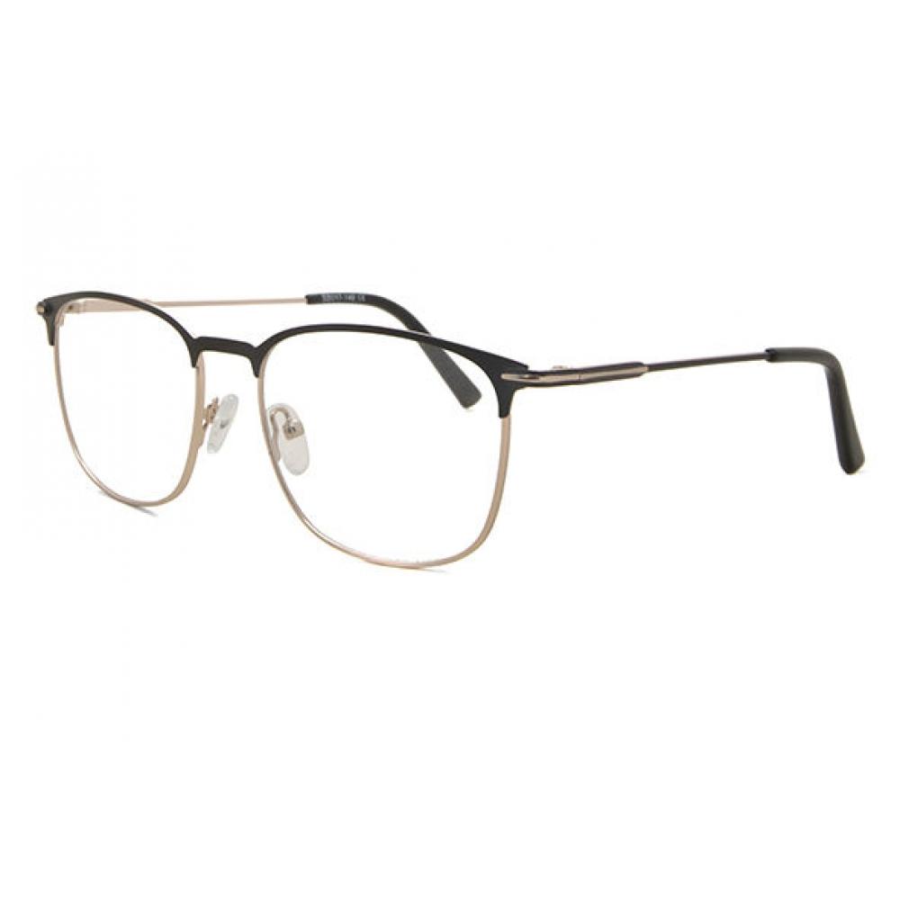 Full Rim Square Black Rose Gold Smartbuy Collection Brend 890b Fashion Unisex Eyeglasses
