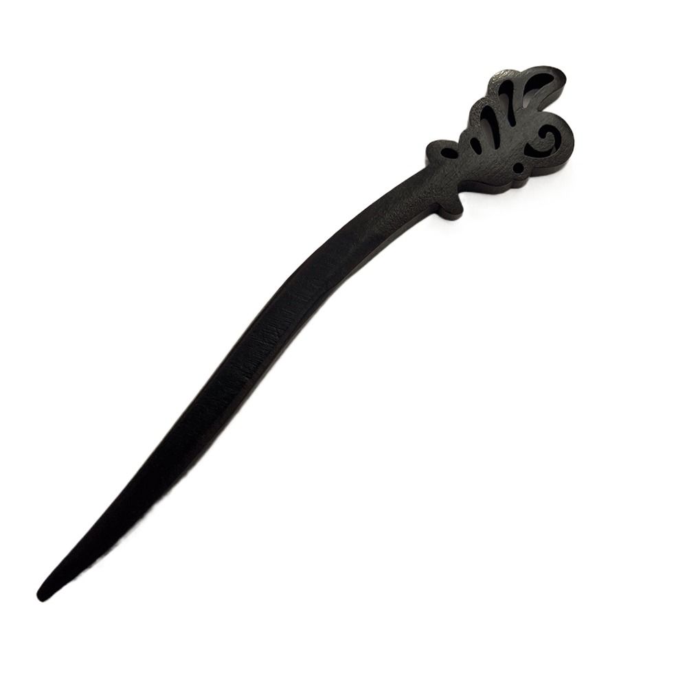 Women Carved Ladies Headwear Chinese Style Hair Fork Hairpins Hair Accessories Wooden Hair Sticks