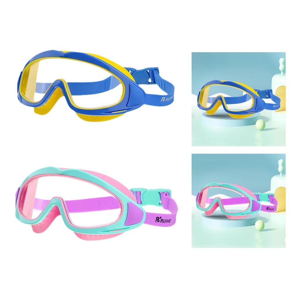 Kids Swimming Goggles Swimming Glasses Lightweight Gear Aged 2 to Sixteen