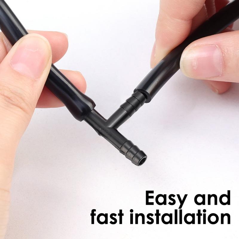 128pcs Auto Vacuum Hose Connection Set T Y I Type Windshield Washer Hose Nozzle Wiper Cleaning Hose Fitting Auto Accessories