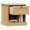 Vidaxl Szafka Nocna Vigo, 42X35X40 Cm, Lite Drewno Sosnowe