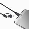 Multifunction 2 In 1 Charging Cable USB3.0 USB A/C To C Charger Data Sync Cable for Cellphone Laptop Tablet
