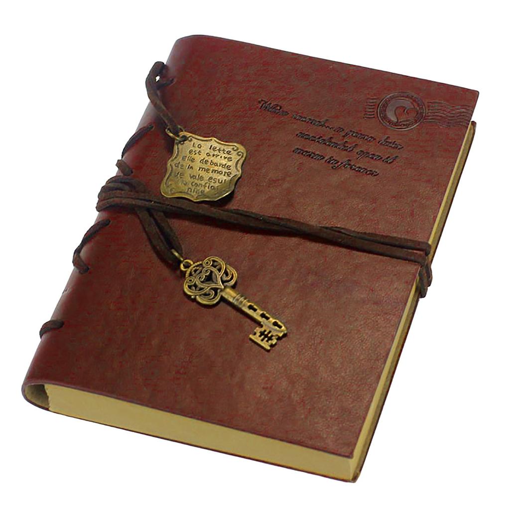 New Vintage Key String Retro Leather Note Book Diary Notebook