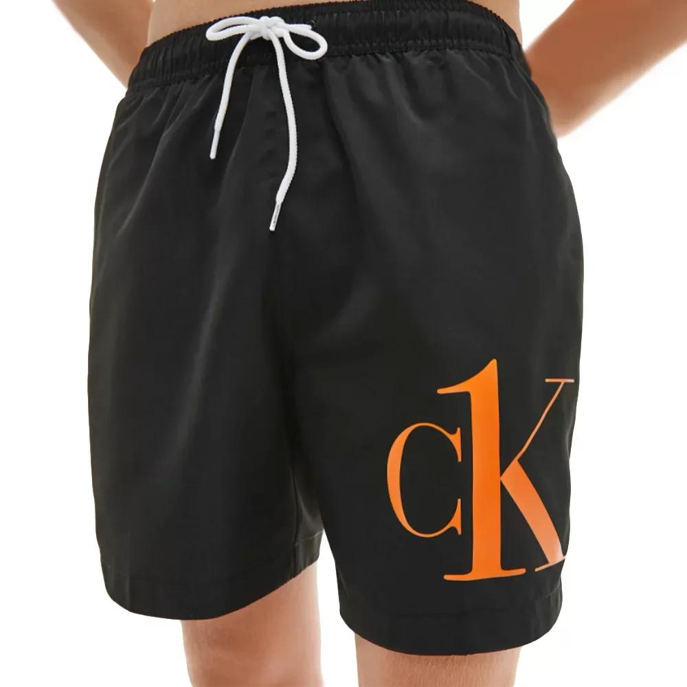 Calvin Klein, Herren, Badehosen, Badeshorts Medium Drawstring, Schwarz, (S) - Bild 3