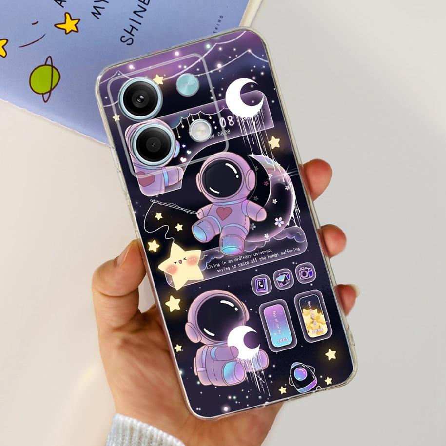 For Xiaomi Redmi Note 13 2024 Case Fashion Flower Soft Phone Case For Xiaomi Redmi Note 13 5G Soft Fundas Bumper Note13 4G Coque