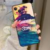 Liebe Sommer Hülle Für iPhone 16 Pro Max 15 14 12 11 13 17 Pro Max Plus 12 13 Mini 16e 17 Air Rückabdeckung