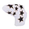 L Shape PU Leather Star Embroidery Semicircular Waterproof Thicken Plush Golf Putter Head Cover Club Headcovers