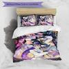 KPOP Hunter 3pcs Bedding Set Duvet Cover Closure Includes 1 Duvet Cover & 2 Pillowcases for All Seasons Bedroom Home Dorm Decor