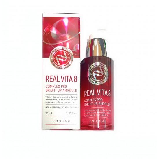 

Enough Real Vita 8 Complex Pro Bright Up Ampoule 30ml + RANDOM GIFT