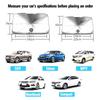 Auto Windschutzscheiben-Sonnenschutz Verbesserter Sonnenschirm für Alfa Romeo Giulia Stelvio Giulietta 159 147 156 166 Auto Zubehör