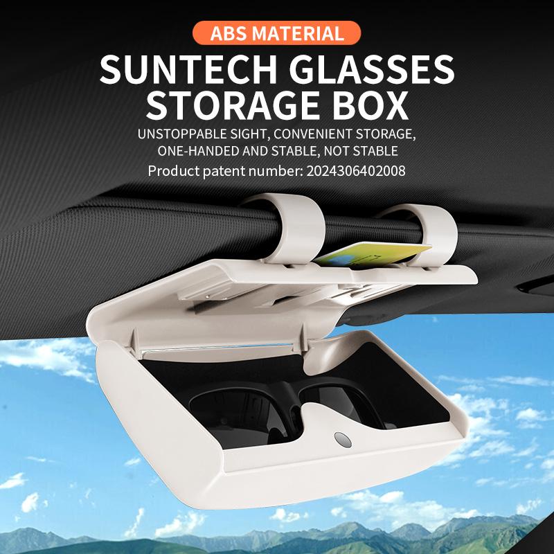 Car glass box sun visor sunglasses car interior driver glasses clip sunglasses clip car storage box glass cup cas cas