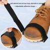 Adjustable Outdoor 7-Tooth Ice Cleats: Portable Anti-Slip Shoe Covers for Travel and Mountaineering.