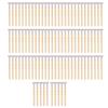 100pcs Pogo Pin 4 Claws Plum Head Type Brass Material 2.36mm0.1in Tube Diameter 34mm1.3in Length