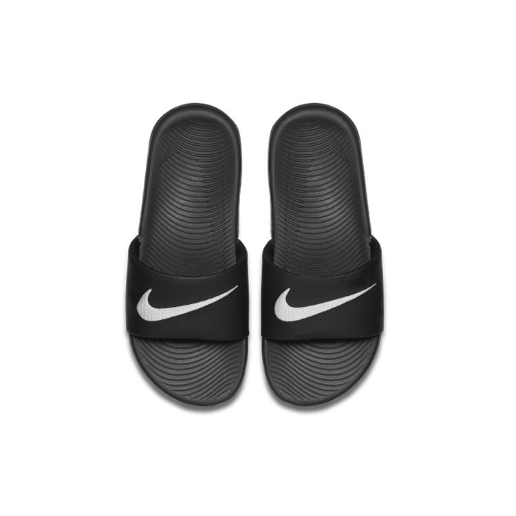 Nike Kawa Slide Schwarz Weiß GS 819352-001