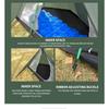 Ultralight Single Person Pyramid Camping Tent Waterproof Silicone Coated Ripstop Nylon Hiking Shelter Outdoor Accessories