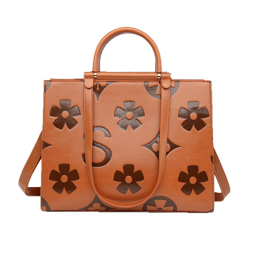 Dámská Kabelka, Vysoce Kvalitní Ražená Taška, Nová Módní Ramenní Taška na Dojíždění, Dámská Velkokapacitní Tote Taška