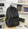 Schoolbag trendy school bag male high school student female graffiti junior high school student backpack college student large capacity lightweight 