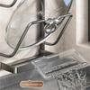 Hanging Kitchen Basket Wall Mounted Sturdy Plastic Wire Organizers for Living Room Closet 3 Grids Space Saving Designs