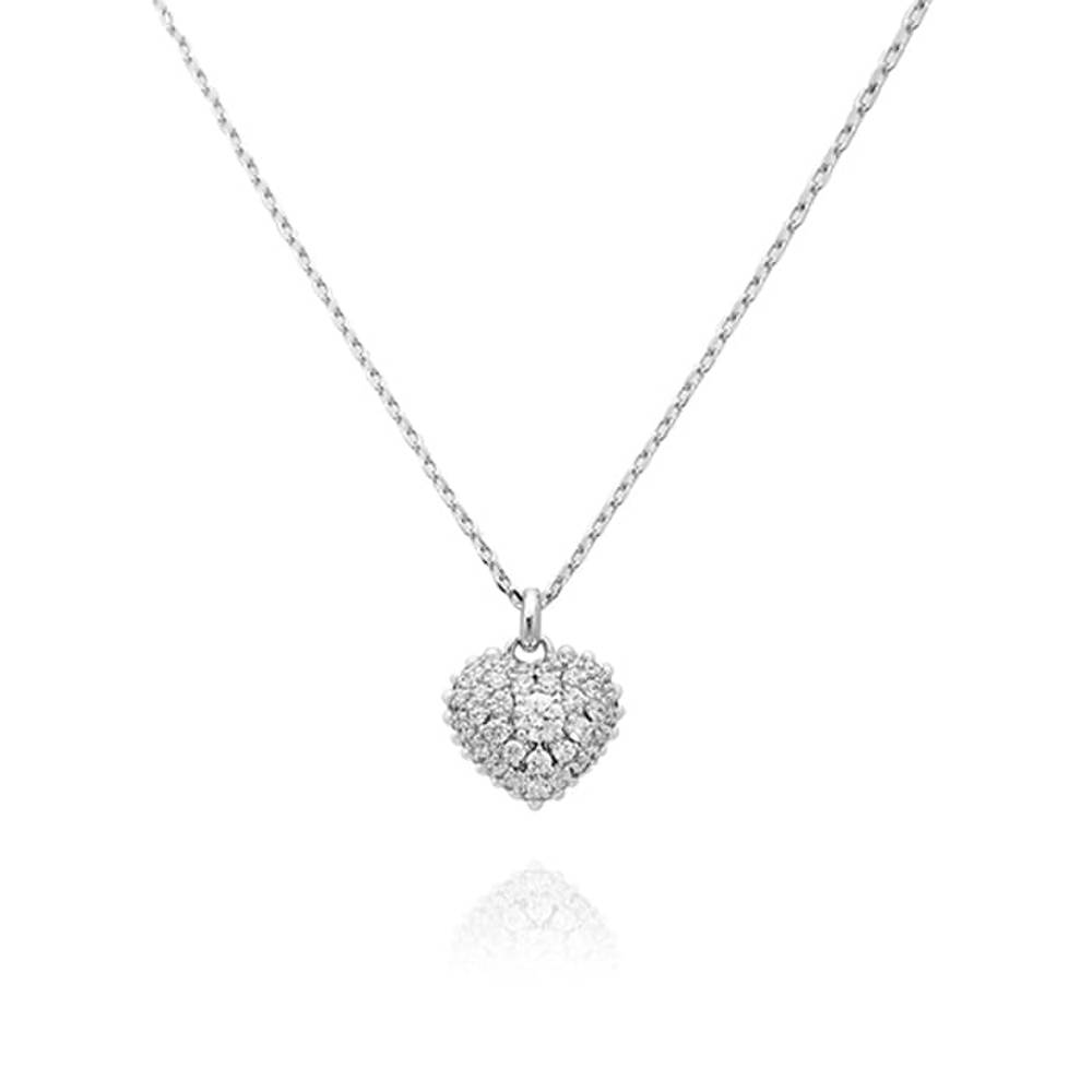 Swarovski 5684386 Idyllia Hyperbola Heart Necklace