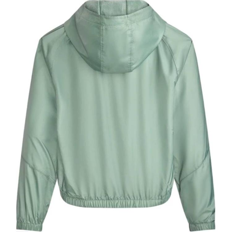 Under Armour Sportstyle FW24 Windbreaker Fashionable Comfortable Versatile Hooded Jacket Women Jackets Lime-Green 1382698-348