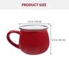 2Pcs Ceramic Coffee Mug Creative Simple Appearance Perfect for Dessert Shop Cappuccino Latte Tea Latte Art Cup