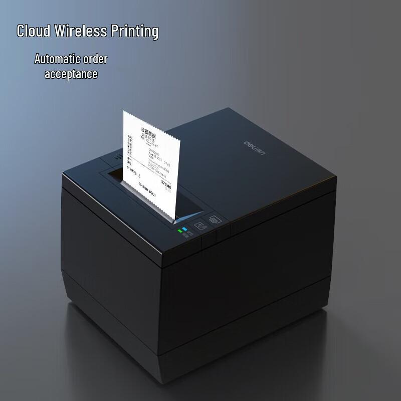 Deli DL-583Y Wi-Fi Cloud Thermal Receipt Printer CN Plug (adapter Included)