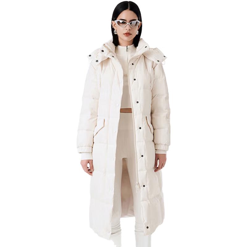 

Jin Yujie Women s Long Hooded Puffer Down Jacket S (fits under 132 lbs)