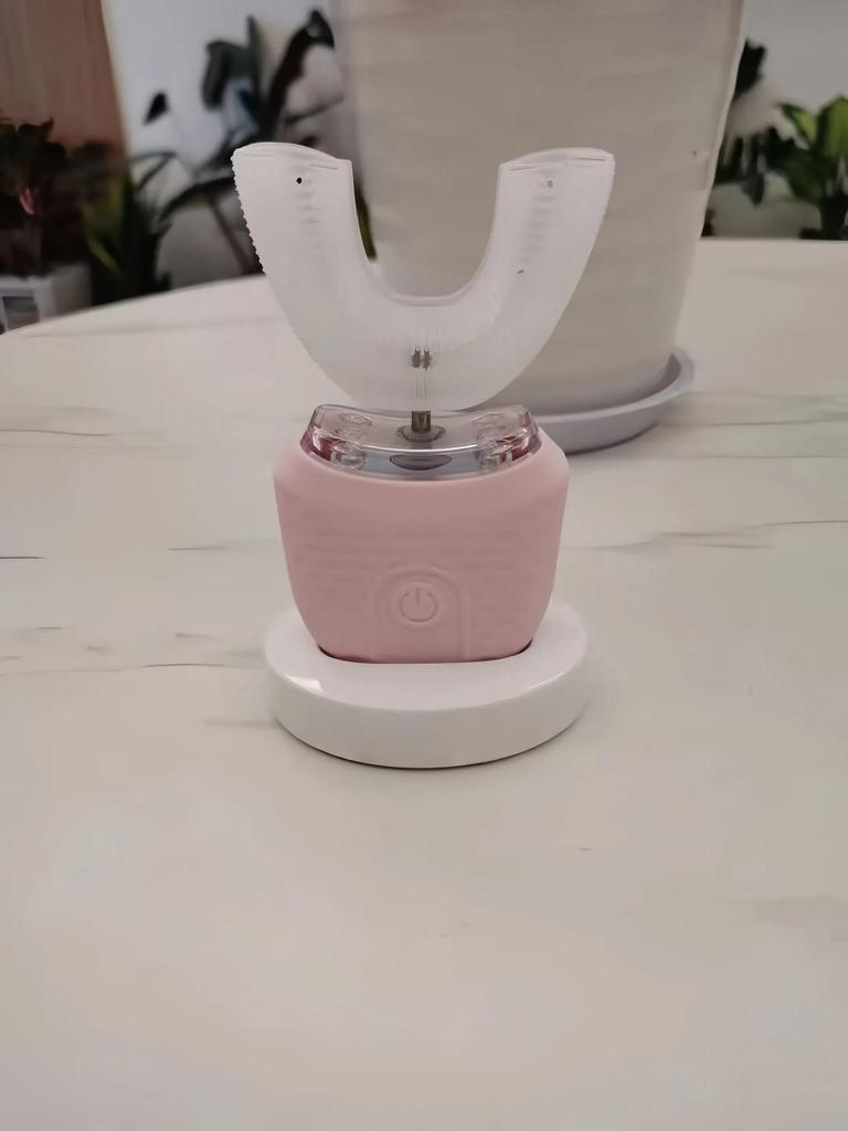 Ultrasonic U-Shaped Waterproof Electric Toothbrush for Whole Mouth Cleaning