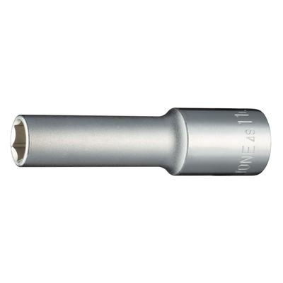 TONE Deep Socket Drive Angle Width Across Flats 11mm (Hexagonal) 4S-11L 12.7mm (1/2")