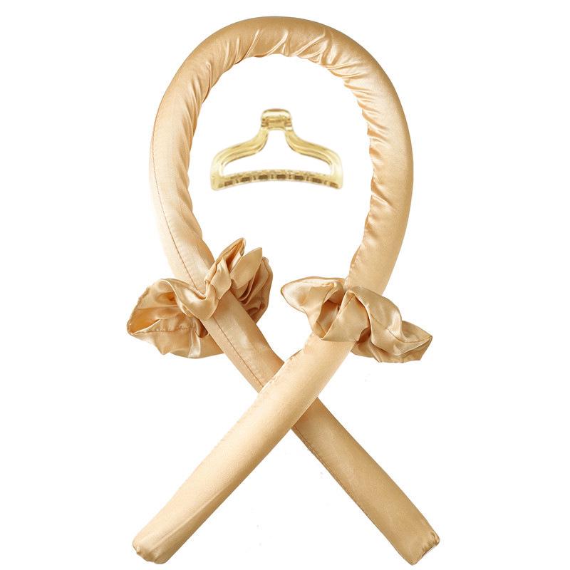 Heat-Free Sleep Curling Iron: Big Waves, No Hair Damage, EVA Foam Sponge