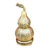 Brass Five Dragon Spinning Gourd Ornament for Home or Office Decor