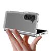 Colorfull Acrylic Transparent TPU Flpd Phone Case for Samsung Galaxy Z Fold 6 5 4 3 5G Z Fold6 Flip6 Anti-fingerprint Back Case
