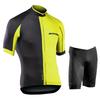 Summer Breathable Cycling Suit Set Bicycle Short-Sleeved Shorts Suits for Men Quick-Drying Road Biking MTB Cycling Clothing with Pockets