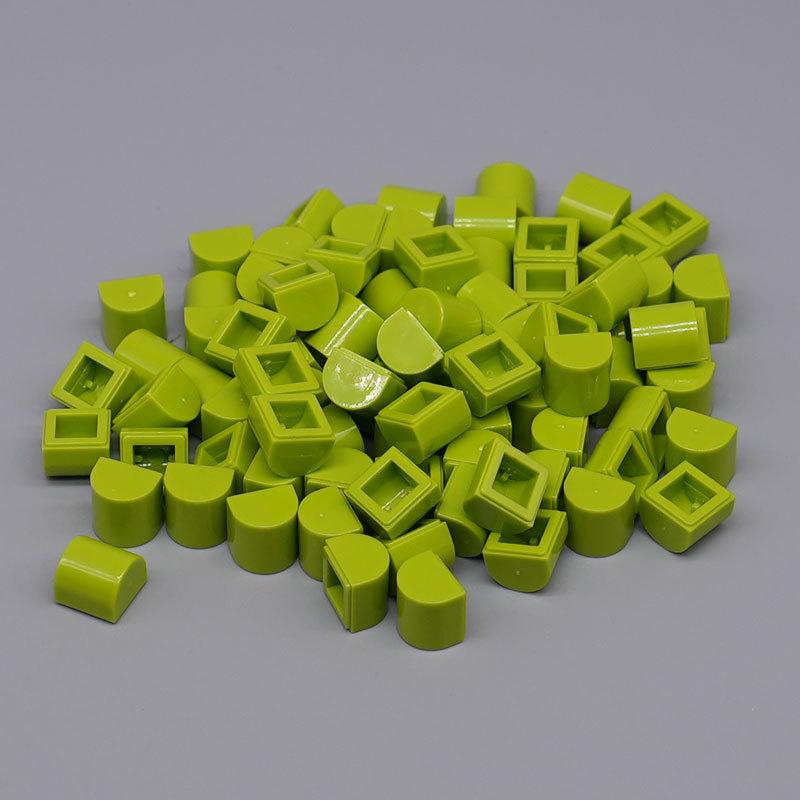 Handmade Smooth Arc Bricks – Compatible MOC Assembly Building Blocks 49307