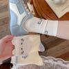 Spring and Summer Lightweight Cotton Embroidered Cute Little Ear Cat Ankle Socks, Children's Boneless Women's Socks,