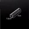 Clear Acrylic Aquatic Hiding Tube 1/15Pcs Safe Non-Toxic Shelter for Betta Shrimp Home Aquarium Fish Tank
