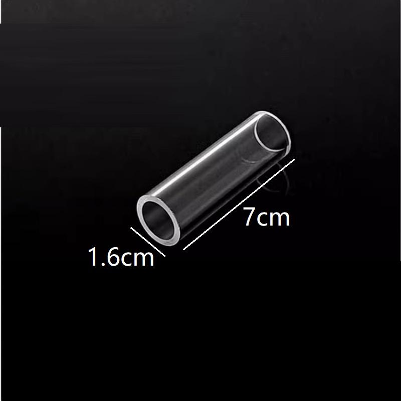 Clear Acrylic Aquatic Hiding Tube 1/15Pcs Safe Non-Toxic Shelter for Betta Shrimp Home Aquarium Fish Tank