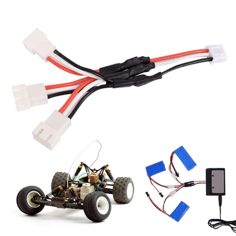 Highly Temperature 24AWG Silicone Balancer Extension Cable With XH Connectors For 3S 18650 Batteries And Charger